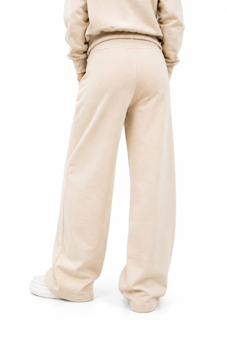 Trening Damă Bej Bumbac Wide-Leg & Bomber / Isabellia.ro [5]