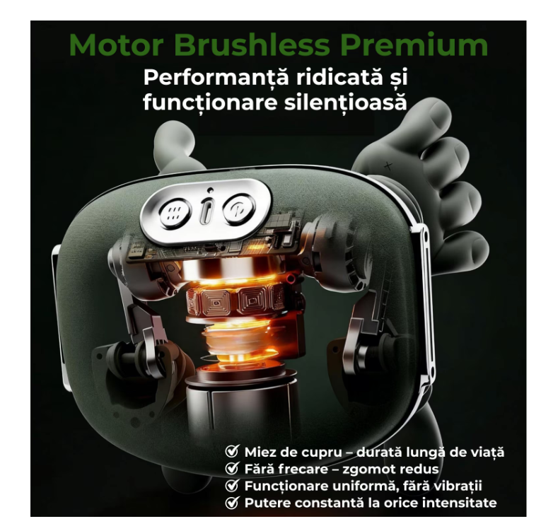 Aparat Masaj Cervical Gat si Umeri 4D cu Incalzire, Fara Fir, Masaj Tip Mana Umana, 3 Moduri, Autonomie pana la 12 Zile, Ideal pentru Relaxare si Dureri Musculare [12]