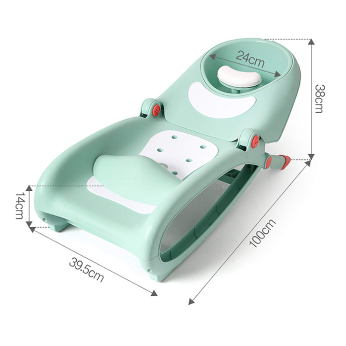 Cadita Bebelusi Ergonomica Pliabila – Suport Complet pentru Corp si Cap, Usor de Folosit la Baie [2]