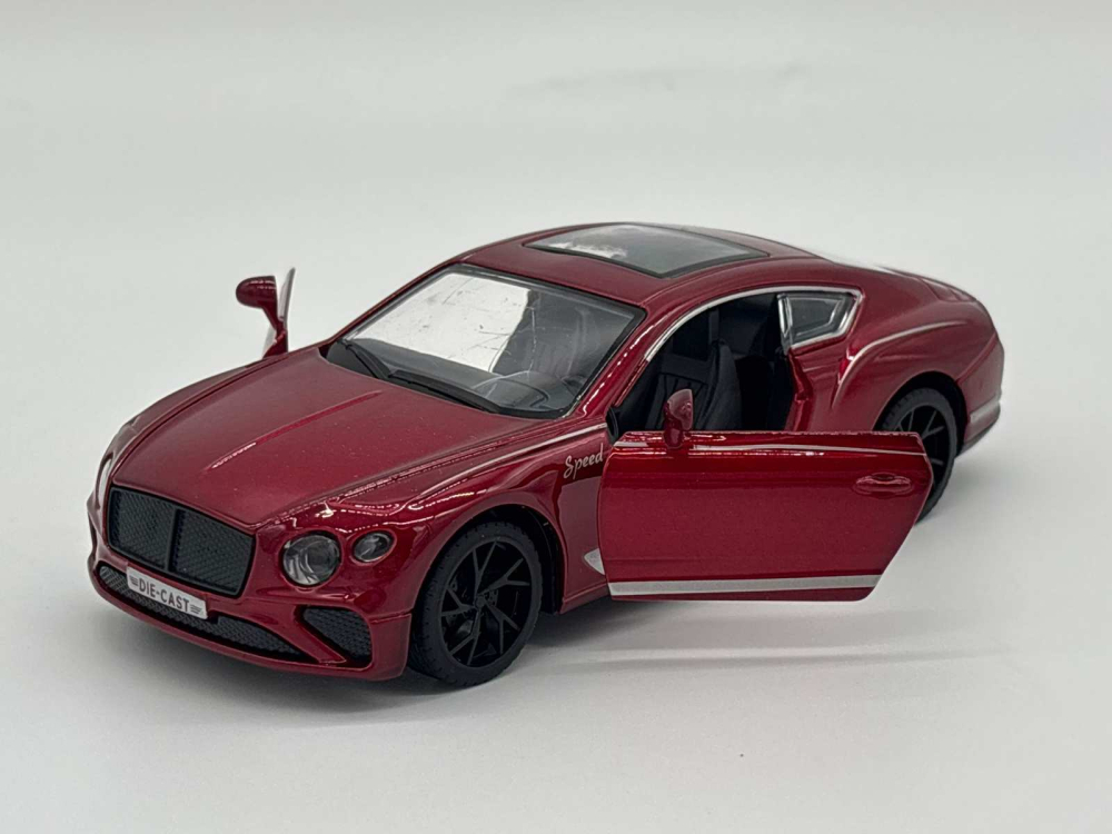 Mașină din Metal Bentley Continental GT 1:32, Pullback, Lumini și Sunete, Uși Deschizătoare, 15 cm [2]