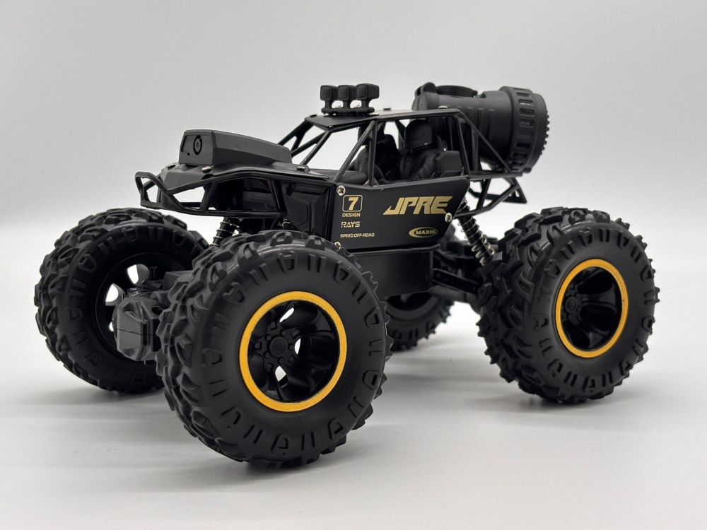 Mașină cu Telecomandă Off-Road R/C, 20 cm, Cameră Wi-Fi cu Funcție Video & Foto, Funcție de Fum, Control prin Telefon (Aplicația SF-CAR), Suspensie Mobilă, Lumină, Cablu de Încărcare Inclus [4]