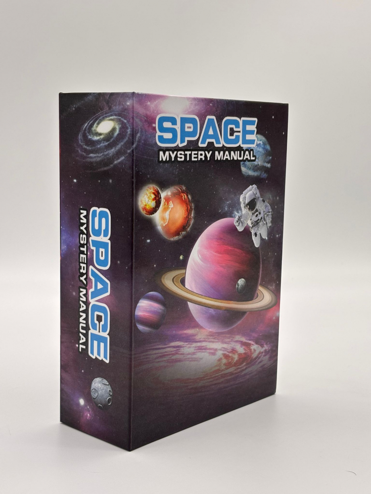 Pusculita Secreta cu Cod – Design Carte “Space Mystery Manual”, Ideală pentru Economii Discrete [3]