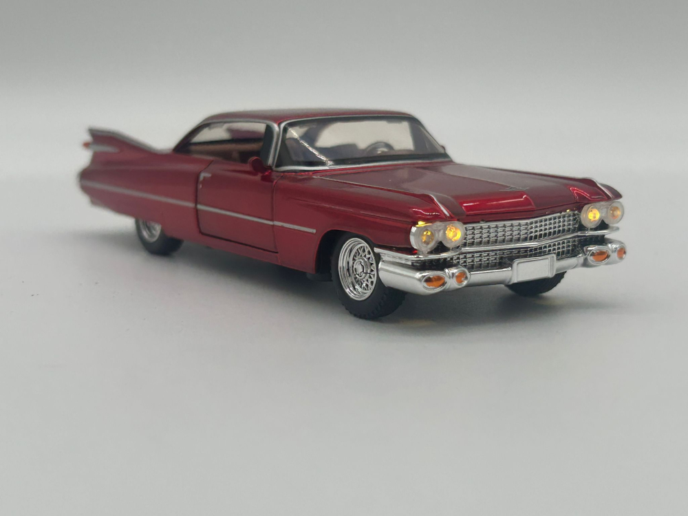 Automachetă Cadillac 1959, 15 cm, Funcție Pull-Back, Uși, Portbagaj și Capotă Deschizătoare, Lumină și Sunet [7]