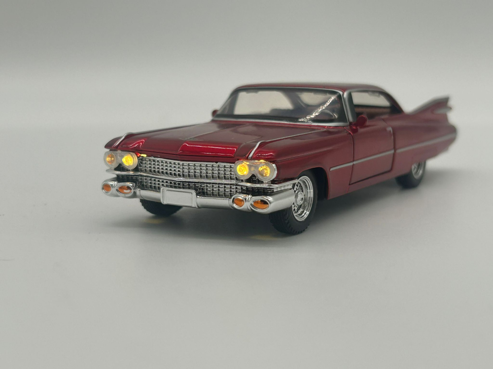 Automachetă Cadillac 1959, 15 cm, Funcție Pull-Back, Uși, Portbagaj și Capotă Deschizătoare, Lumină și Sunet [8]