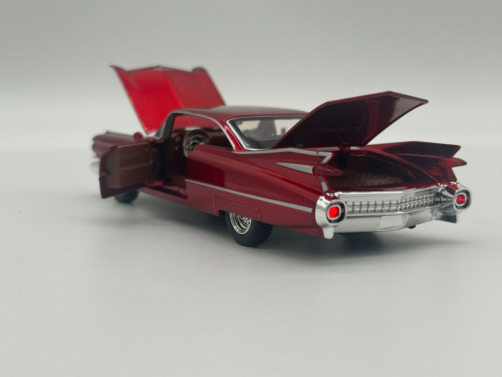 Automachetă Cadillac 1959, 15 cm, Funcție Pull-Back, Uși, Portbagaj și Capotă Deschizătoare, Lumină și Sunet [9]