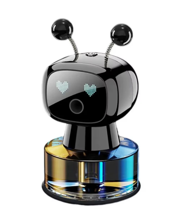 Odorizant Auto Design Robot – Reîncărcabil, Ochi Animati, Parfum Inclus, Fixare pe Bord cu Bandă Specială inclusa [14]