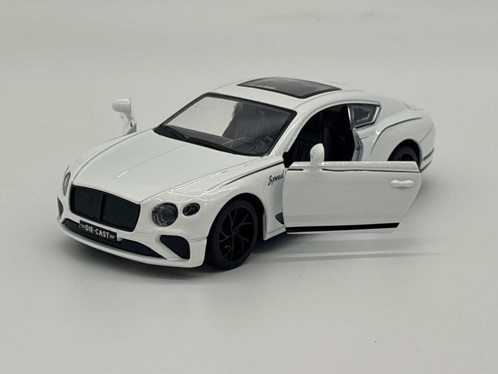 Mașină din Metal Bentley Continental GT 1:32, Pullback, Lumini și Sunete, Uși Deschizătoare, 15 cm [6]