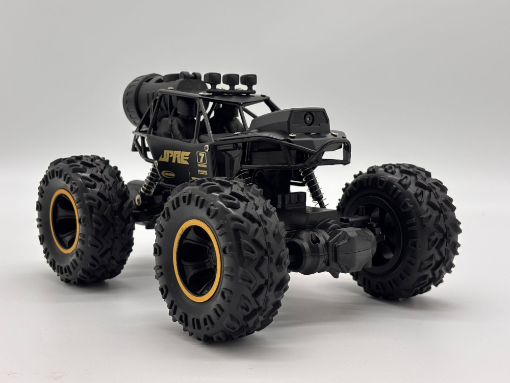 Mașină cu Telecomandă Off-Road R/C, 20 cm, Cameră Wi-Fi cu Funcție Video & Foto, Funcție de Fum, Control prin Telefon (Aplicația SF-CAR), Suspensie Mobilă, Lumină, Cablu de Încărcare Inclus [18]