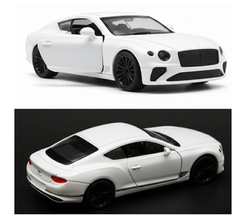 Mașină din Metal Bentley Continental GT 1:32, Pullback, Lumini și Sunete, Uși Deschizătoare, 15 cm [4]