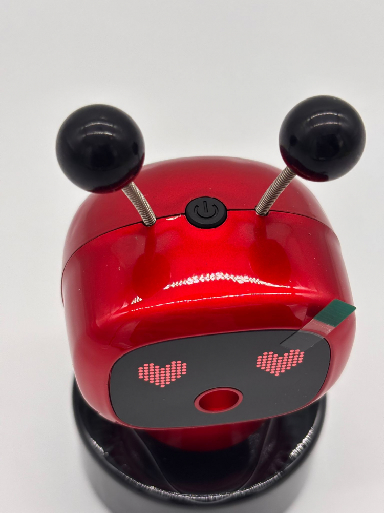 Odorizant Auto Design Robot – Reîncărcabil, Ochi Animati, Parfum Inclus, Fixare pe Bord cu Bandă Specială inclusa [22]