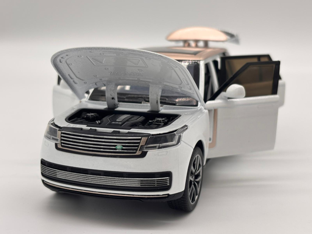 Automachetă Land Rover Range Rover Sport din Metal, 1:32, Funcție Pull-Back, Uși, Capotă și Portbagaj Deschizătoare, Lumină și Sunet, 16.5 cm [22]