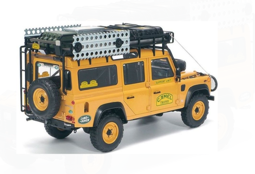 Masina din Metal Land Range Rover Defender 110 Tomb LE Pickup 1:24, 22 cm, Pull Back, Se Deschide Complet, Lumini si Sunete, Accesorii Incluse [3]