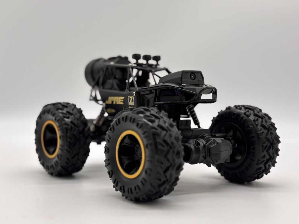 Mașină cu Telecomandă Off-Road R/C, 20 cm, Cameră Wi-Fi cu Funcție Video & Foto, Funcție de Fum, Control prin Telefon (Aplicația SF-CAR), Suspensie Mobilă, Lumină, Cablu de Încărcare Inclus [19]