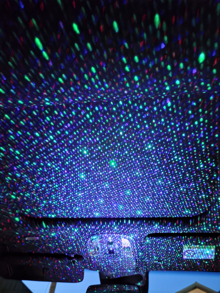 Odorizant Auto cu Proiecție Stele, Aromaterapie și USB Type-C – Ideal pentru Suportul de Pahare al Mașinii [6]