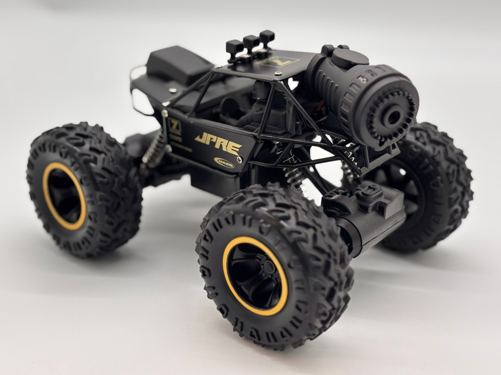 Mașină cu Telecomandă Off-Road R/C, 20 cm, Cameră Wi-Fi cu Funcție Video & Foto, Funcție de Fum, Control prin Telefon (Aplicația SF-CAR), Suspensie Mobilă, Lumină, Cablu de Încărcare Inclus [5]