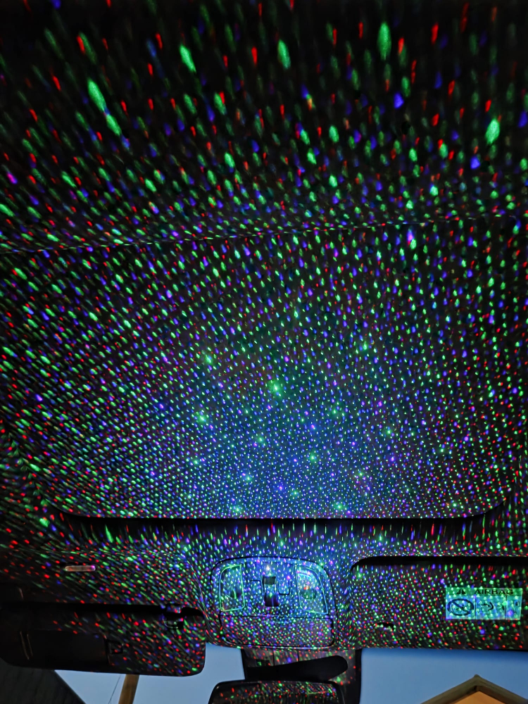 Odorizant Auto cu Proiecție Stele, Aromaterapie și USB Type-C – Ideal pentru Suportul de Pahare al Mașinii [10]