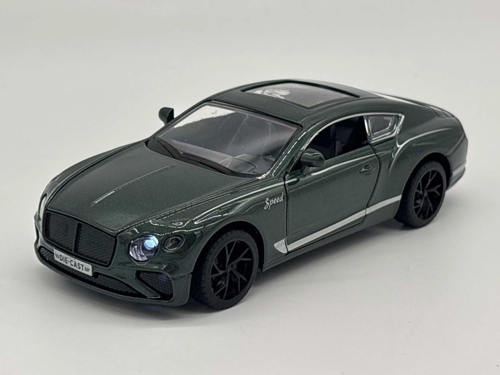 Mașină din Metal Bentley Continental GT 1:32, Pullback, Lumini și Sunete, Uși Deschizătoare, 15 cm [5]