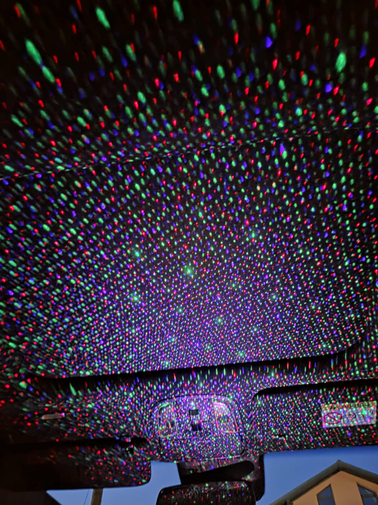 Odorizant Auto cu Proiecție Stele, Aromaterapie și USB Type-C – Ideal pentru Suportul de Pahare al Mașinii [9]