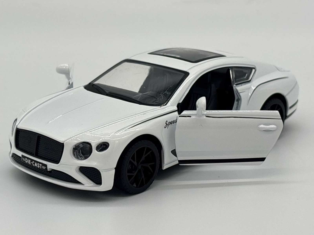 Mașină din Metal Bentley Continental GT 1:32, Pullback, Lumini și Sunete, Uși Deschizătoare, 15 cm [5]