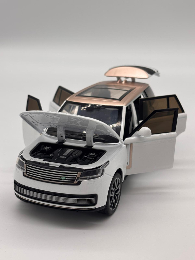 Automachetă Land Rover Range Rover Sport din Metal, 1:32, Funcție Pull-Back, Uși, Capotă și Portbagaj Deschizătoare, Lumină și Sunet, 16.5 cm [21]