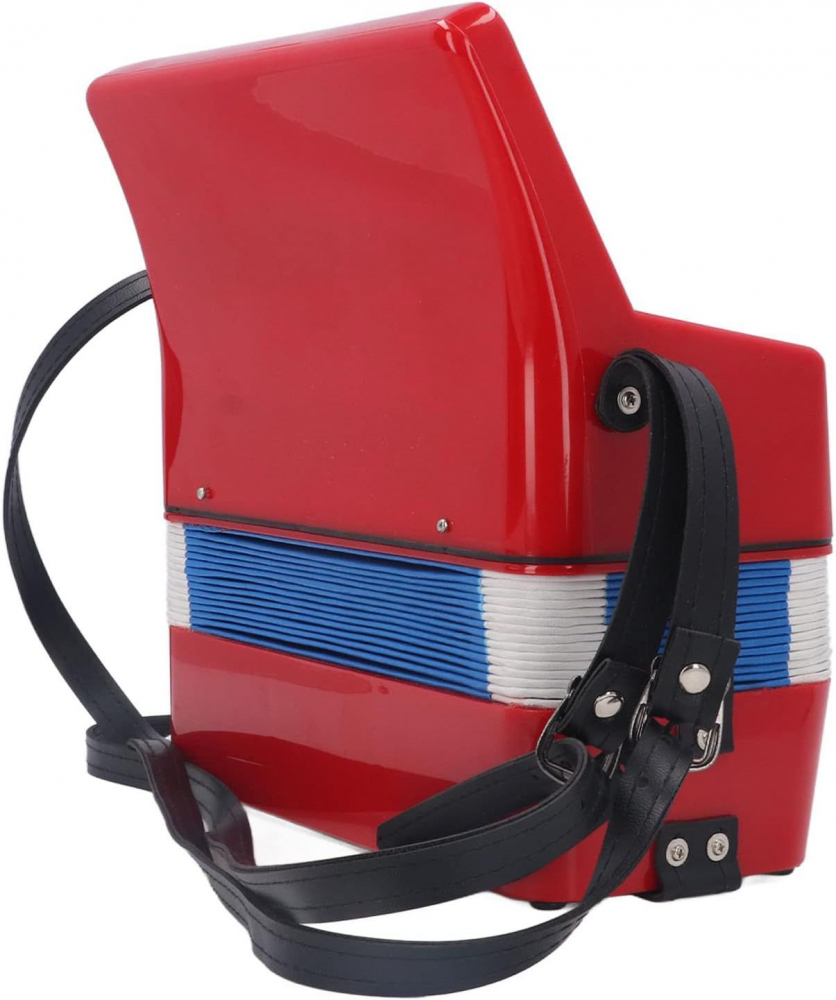 Acordeon Copii cu Clape, iStan, 23 x 38 cm - Rosu [3]