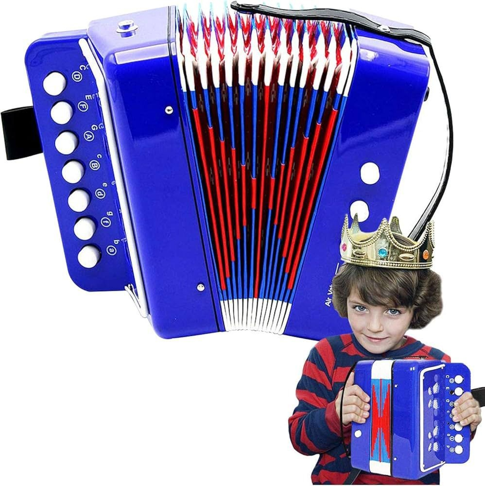 Acordeon Copii, iStan, 18 x 35 cm - Albastru [7]