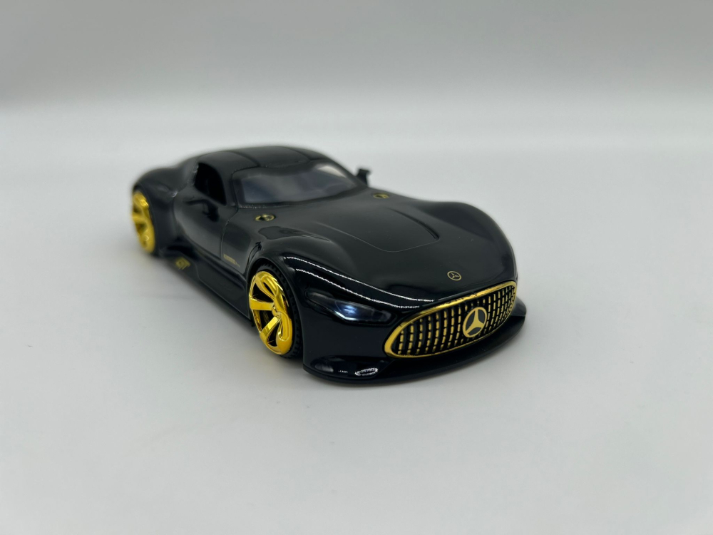 Automachetă Mercedes-Benz AMG GT Vision (Batmobile) din Metal, 15 cm, Funcție Pull-Back, Uși și Eleron Deschizătoare, Lumină și Sunet [13]