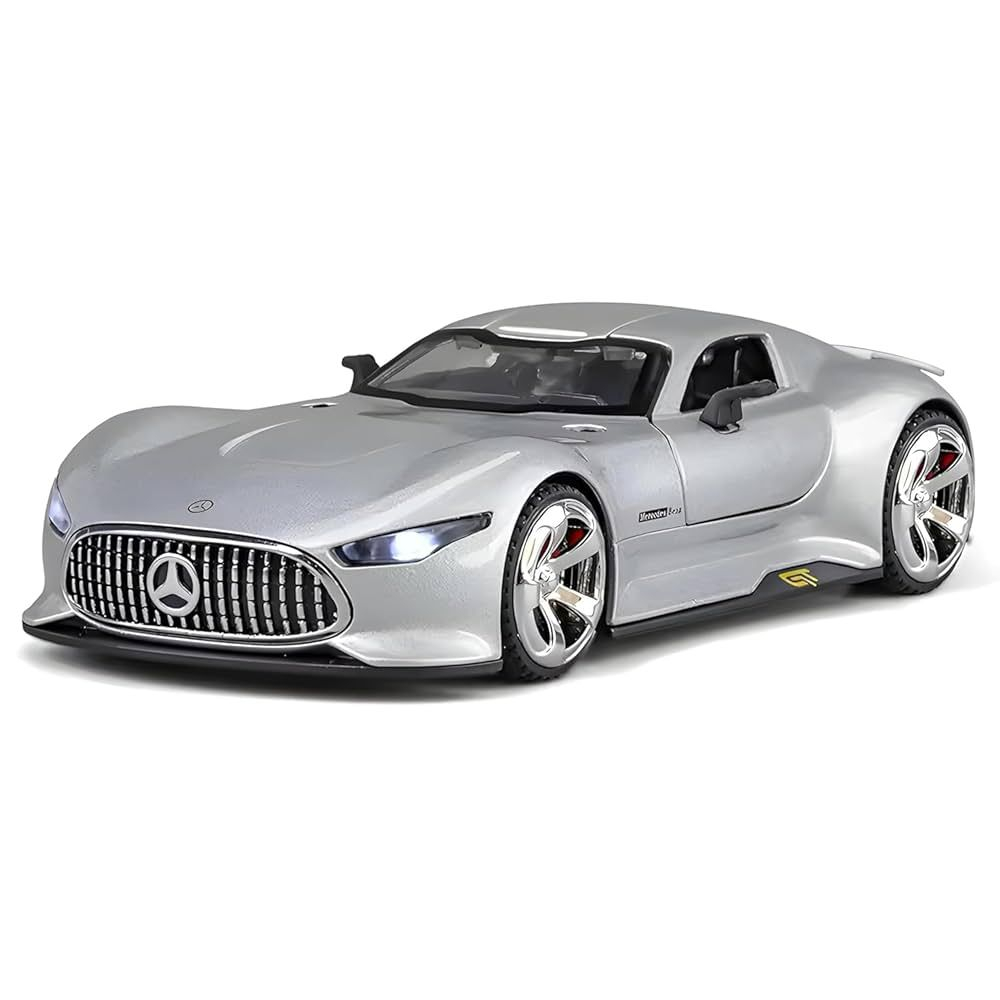 Automachetă Mercedes-Benz AMG GT Vision (Batmobile), 15 cm, Funcție Pull-Back, Uși și Eleron Deschizătoare, Lumină și Sunet [1]