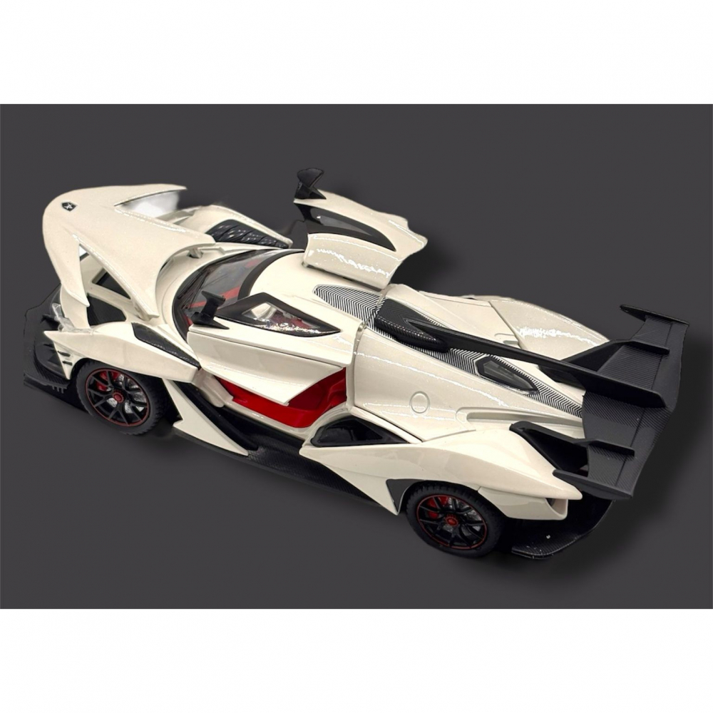 Apollo Intensa Emozione, Macheta Metalica cu Sunete, Lumini, Functie Pull-Back, Usi, Capota si Portbagaj Deschizatoare [6]