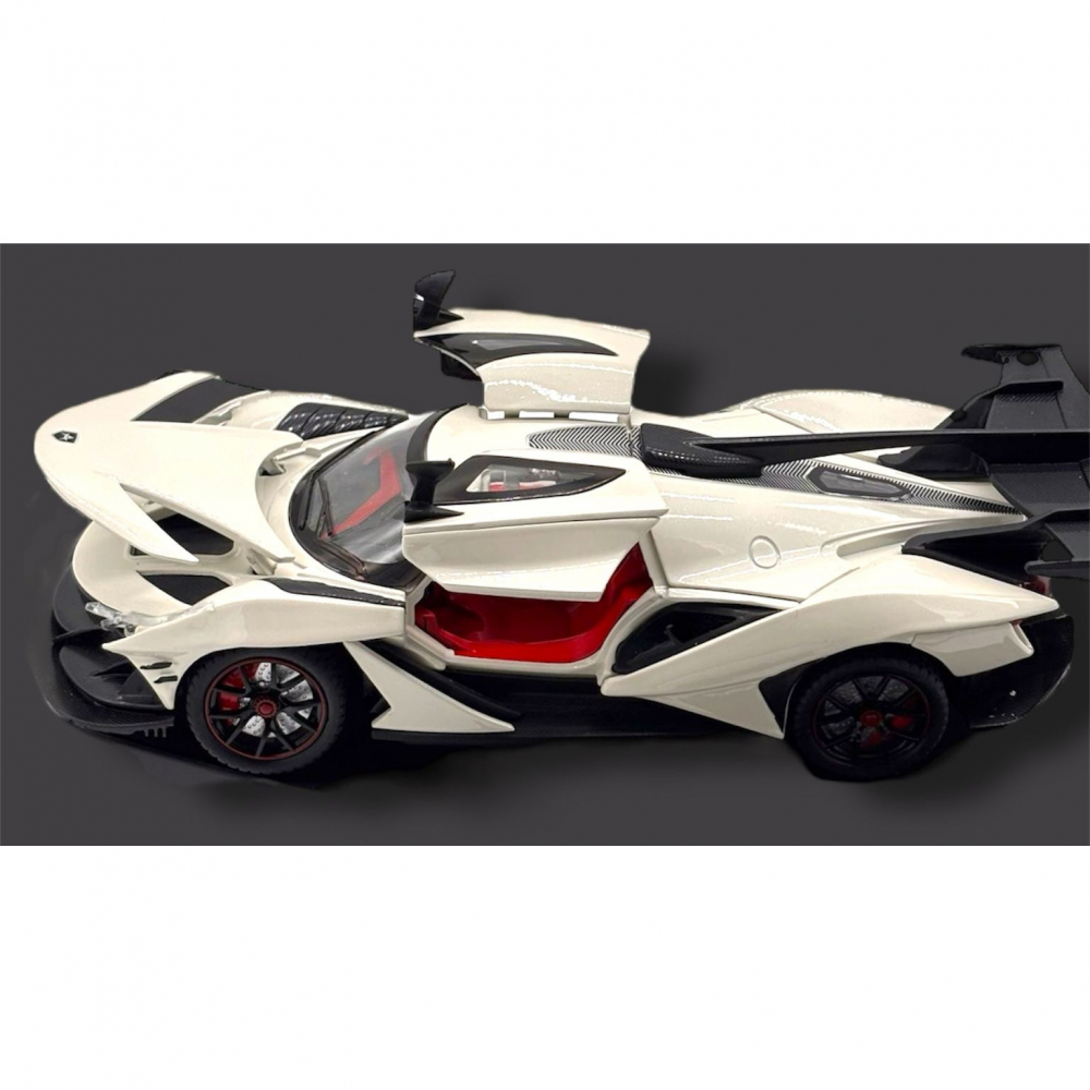 Apollo Intensa Emozione, Macheta Metalica cu Sunete, Lumini, Functie Pull-Back, Usi, Capota si Portbagaj Deschizatoare [12]