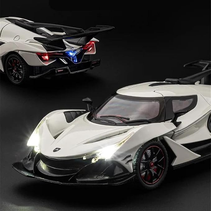 Apollo Intensa Emozione, Macheta Metalica cu Sunete, Lumini, Functie Pull-Back, Usi, Capota si Portbagaj Deschizatoare [3]