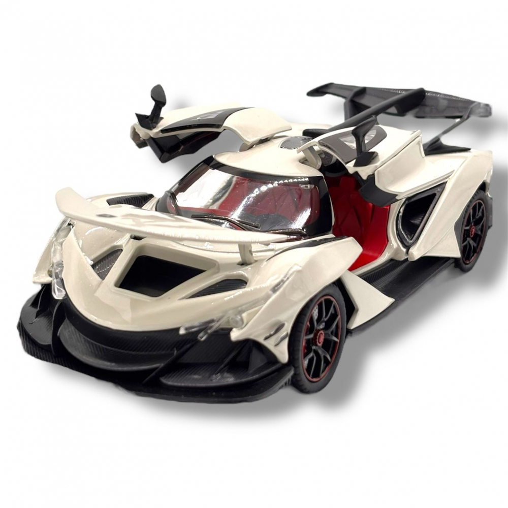 Apollo Intensa Emozione, Macheta Metalica cu Sunete, Lumini, Functie Pull-Back, Usi, Capota si Portbagaj Deschizatoare [13]