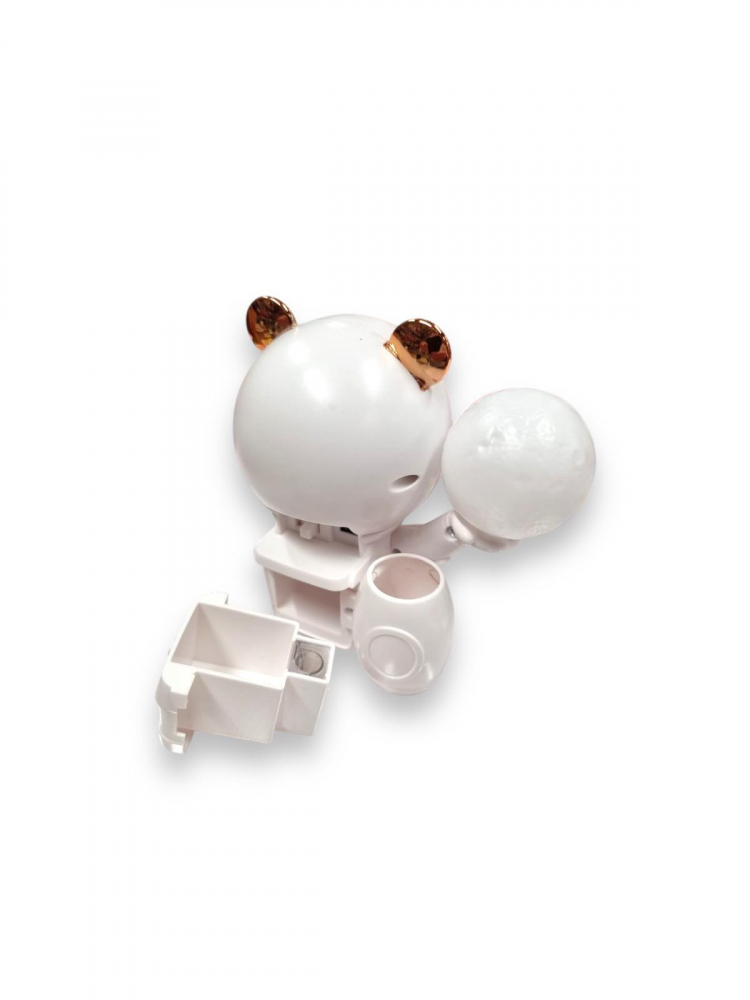 Astronaut Lampa de Veghe, Suport de Creioane si Ascutitoare, cu Multiple Culori Reglabile, Acumulator, Alb, iStan [5]