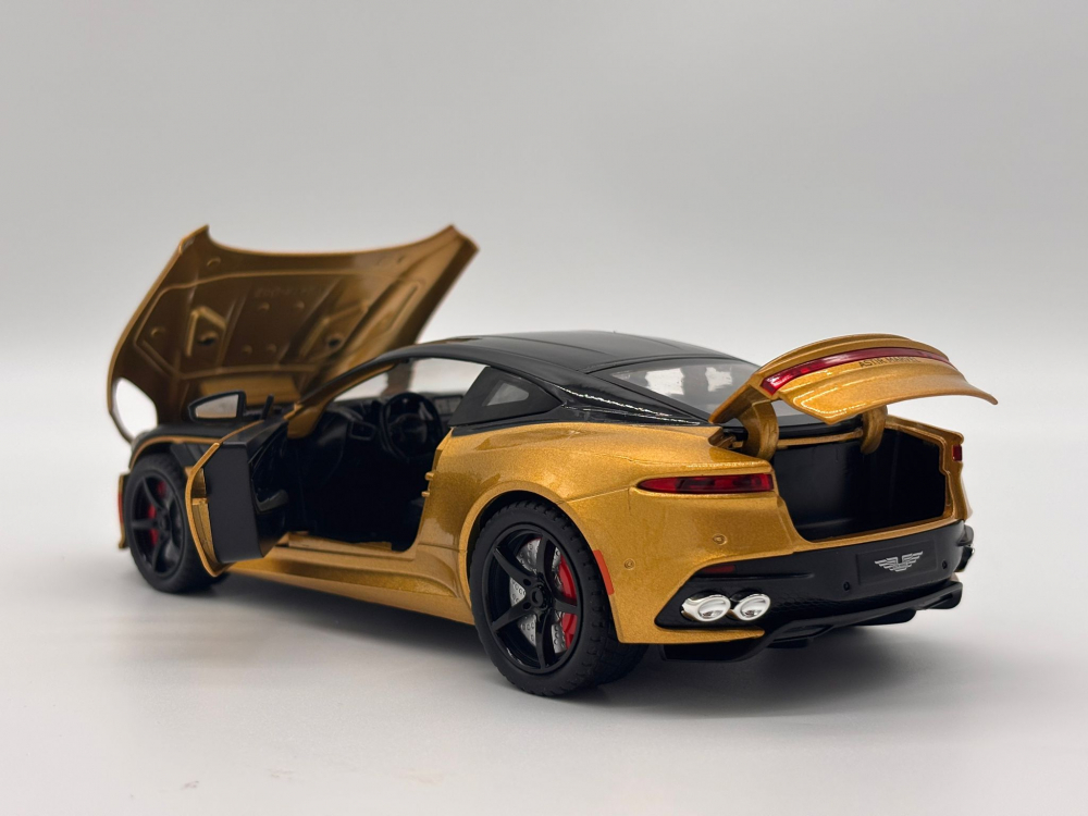 Automacheta Aston Martin DB V12, din Metal, 20 cm – Cu Lumini, Sunete, Funcție Pull-Back și Elemente Mobile [13]