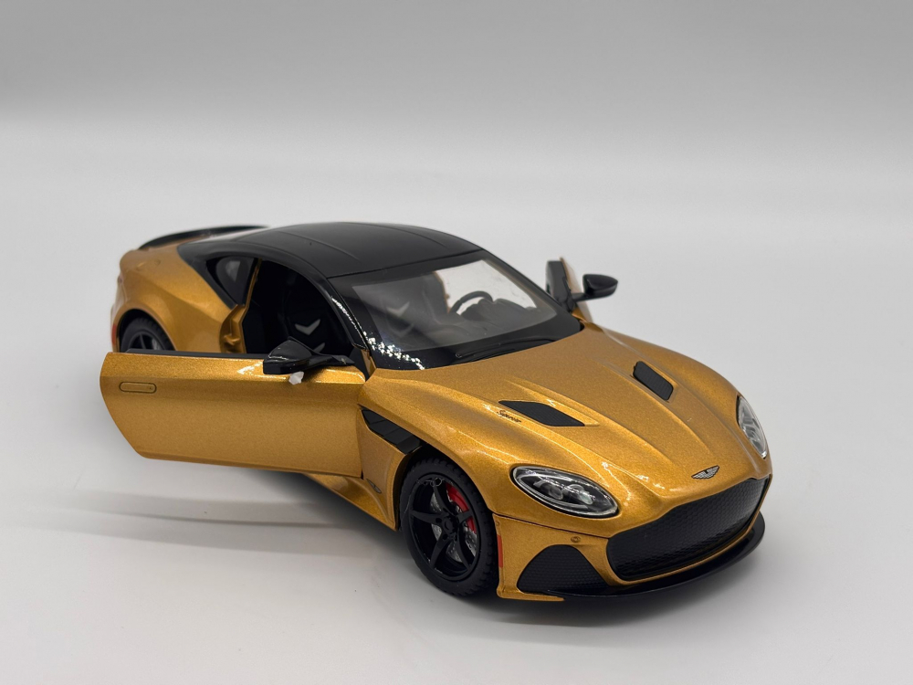 Automacheta Aston Martin DB V12, din Metal, 20 cm – Cu Lumini, Sunete, Funcție Pull-Back și Elemente Mobile [14]