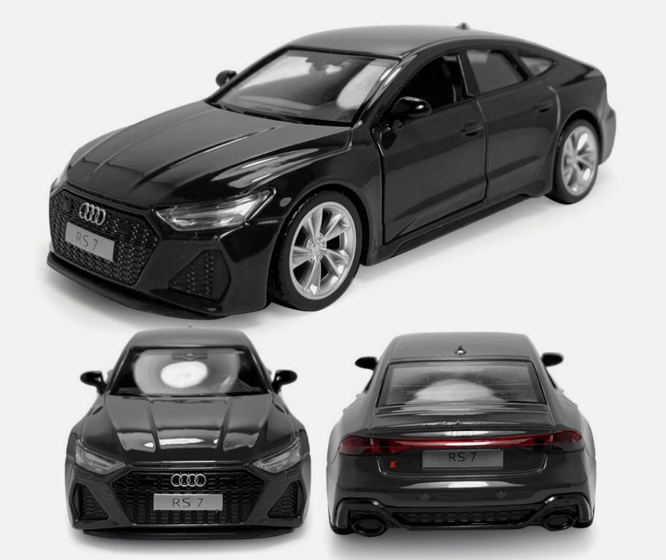 Automacheta Audi A7, din Metal, cu Sunete, Lumini, Elemente Mobile, 15 cm [1]