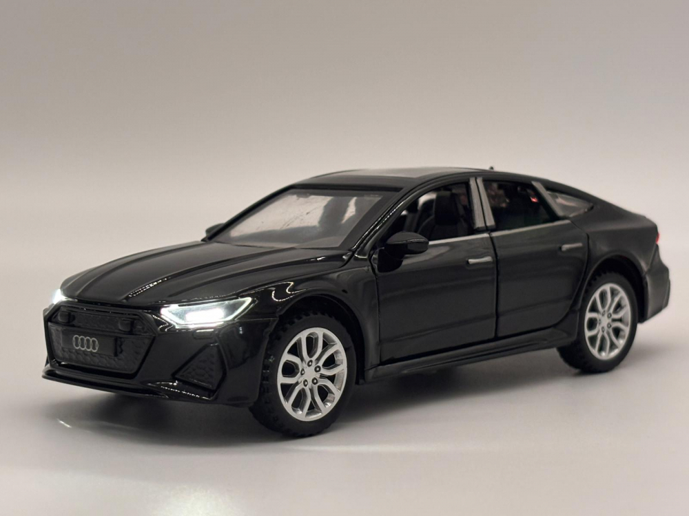 Automacheta Audi A7, din Metal, cu Sunete, Lumini, Elemente Mobile, 15 cm [4]