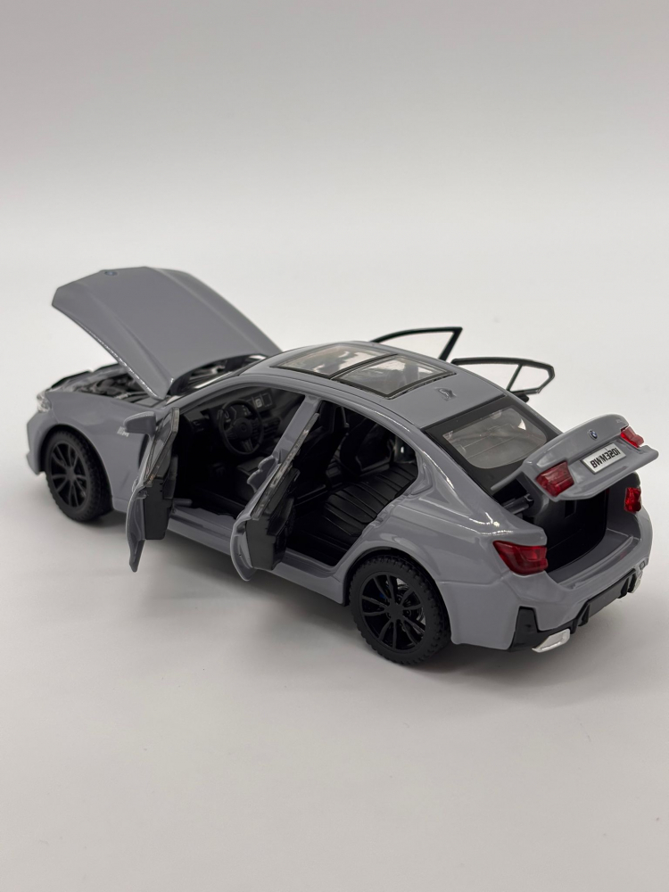 Automacheta BMW Seria 3 320i – Pachet M, din Metal, cu Sunete, Lumini, Roti Directionabile, Elemente Mobile, 15.5 cm [6]