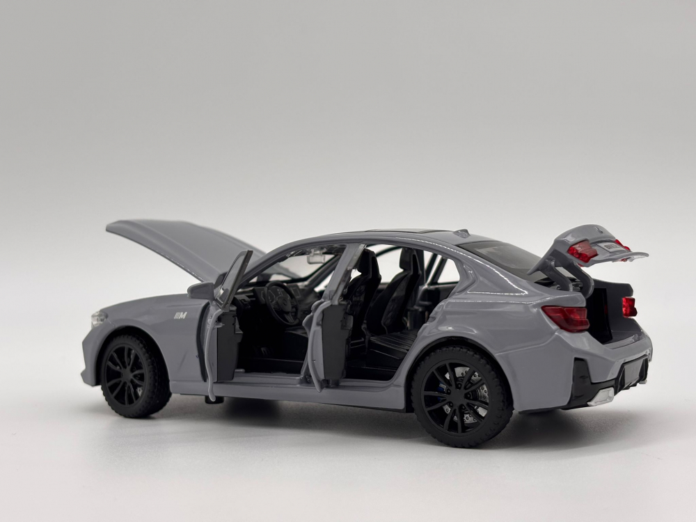 Automacheta BMW Seria 3 320i – Pachet M, din Metal, cu Sunete, Lumini, Roti Directionabile, Elemente Mobile, 15.5 cm [10]
