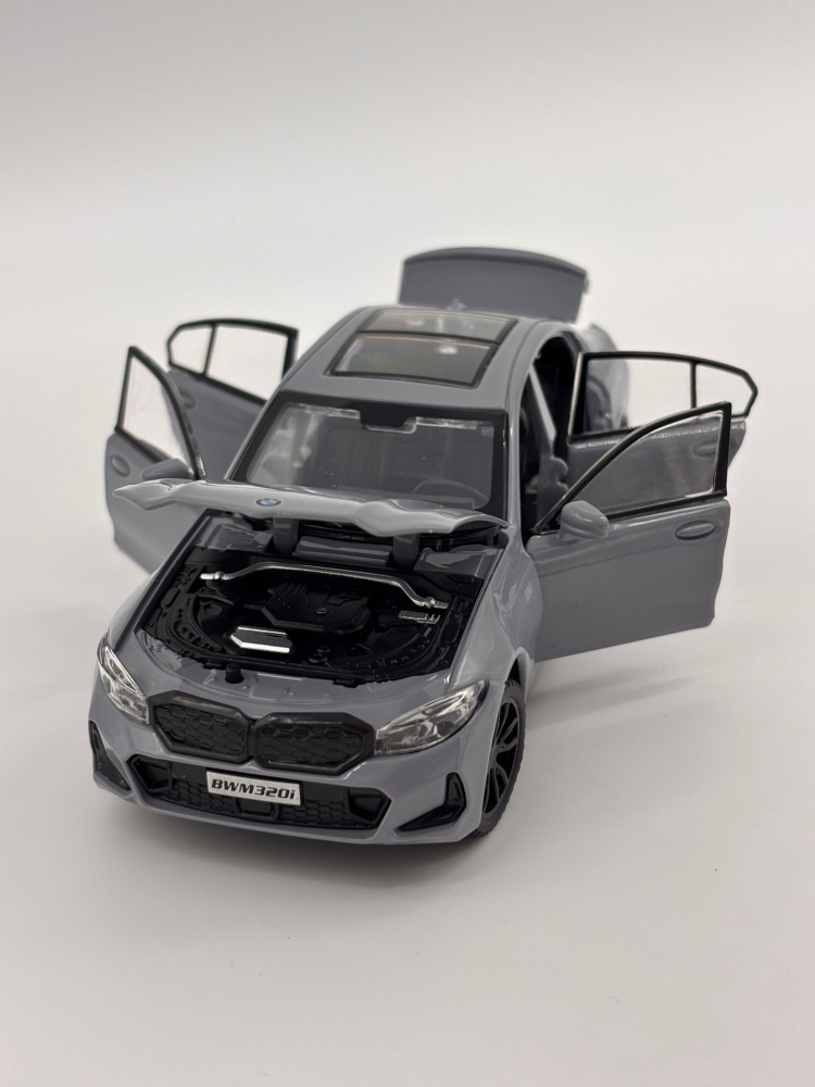 Automacheta BMW Seria 3 320i – Pachet M, din Metal, cu Sunete, Lumini, Roti Directionabile, Elemente Mobile, 15.5 cm [9]