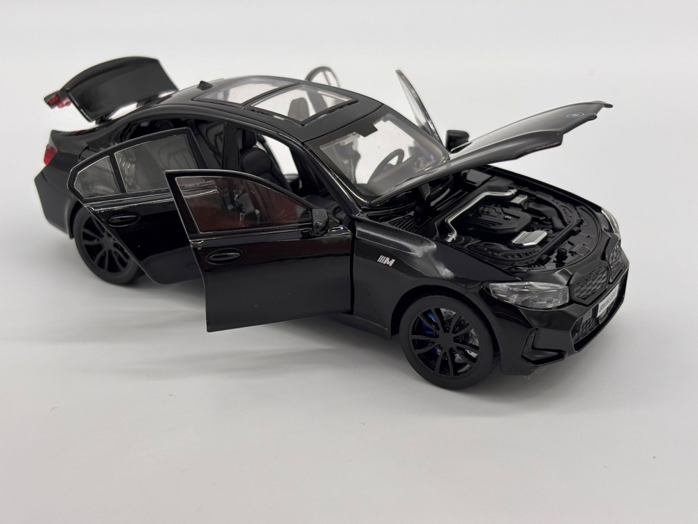 Automacheta BMW Seria 3 320i – Pachet M, din Metal, cu Sunete, Lumini, Roti Directionabile, Elemente Mobile, 15.5 cm [8]