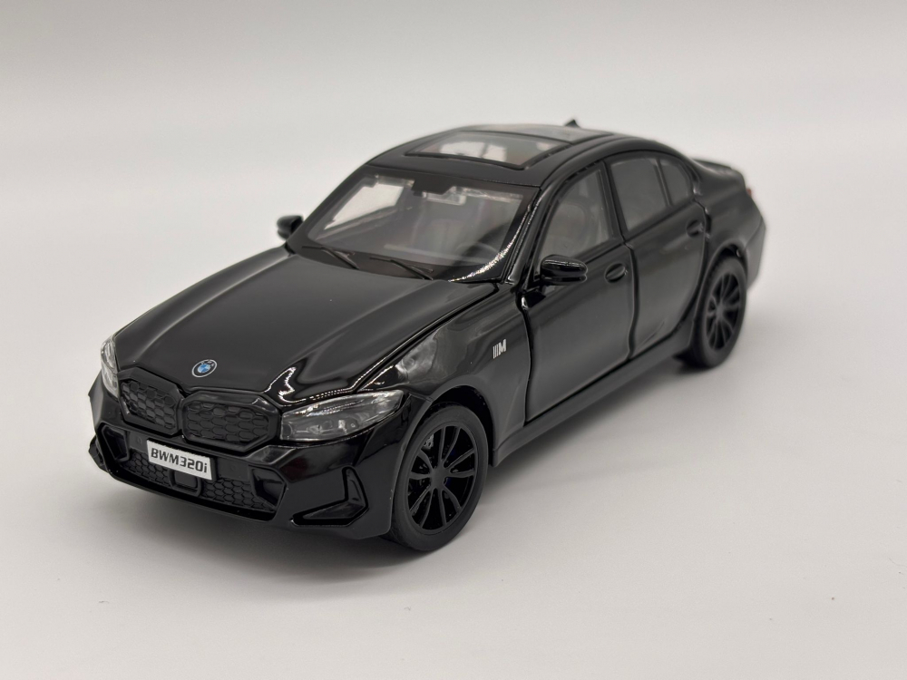 Automacheta BMW Seria 3 320i – Pachet M, din Metal, cu Sunete, Lumini, Roti Directionabile, Elemente Mobile, 15.5 cm [10]