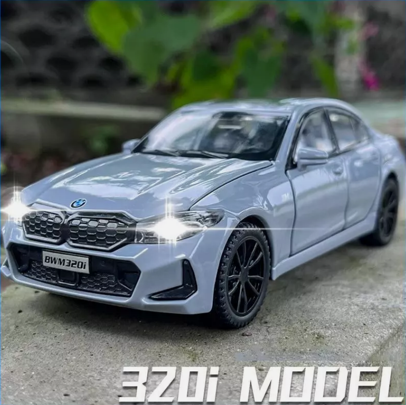 Automacheta BMW Seria 3 320i – Pachet M, din Metal, cu Sunete, Lumini, Roti Directionabile, Elemente Mobile, 15.5 cm [2]