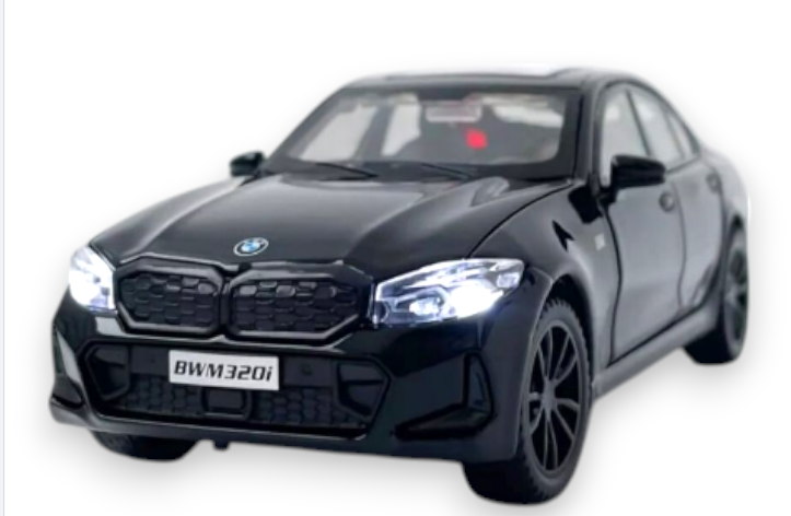 Automacheta BMW Seria 3 320i – Pachet M, din Metal, cu Sunete, Lumini, Roti Directionabile, Elemente Mobile, 15.5 cm [4]