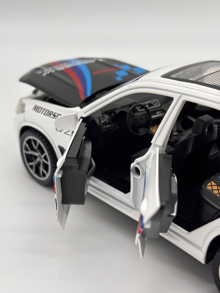 Automacheta BMW X5 M Competition, din Metal, cu Sunete, Lumini, Elemente Mobile, 20 cm [6]