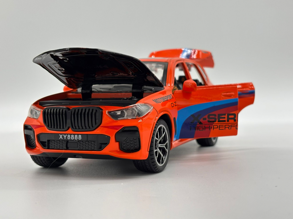 Automacheta BMW X5 M Competition, din Metal, cu Sunete, Lumini, Elemente Mobile, 20 cm [2]