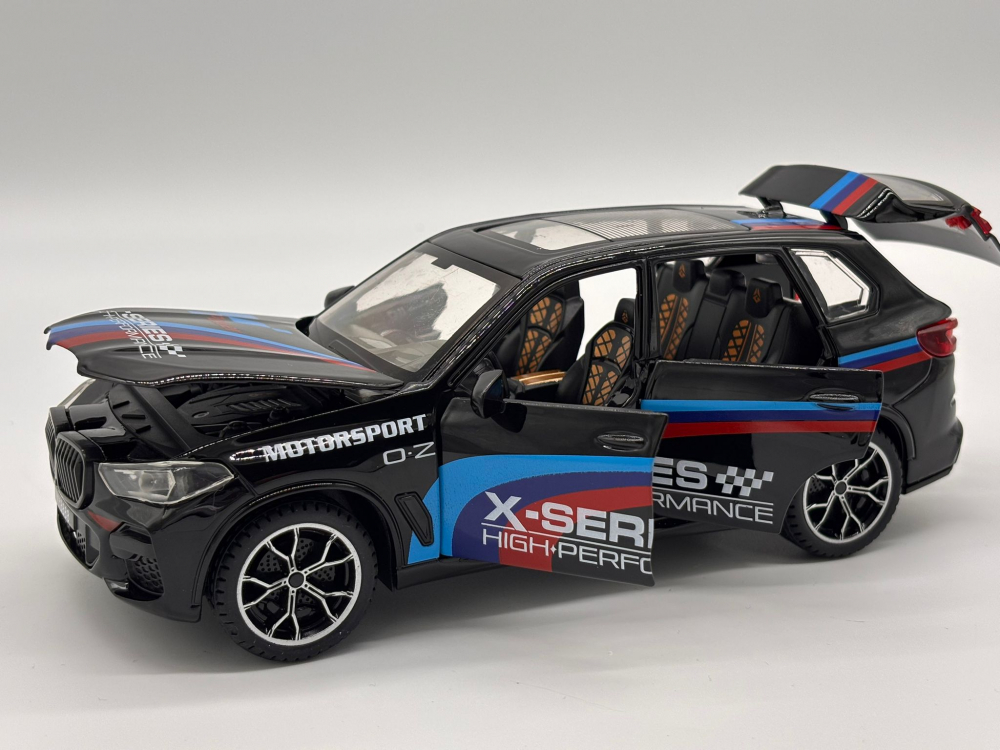 Automacheta BMW X5 M Competition, din Metal, cu Sunete, Lumini, Elemente Mobile, 20 cm [5]