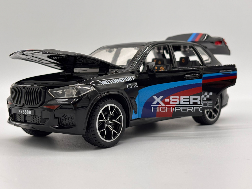 Automacheta BMW X5 M Competition, din Metal, cu Sunete, Lumini, Elemente Mobile, 20 cm [12]