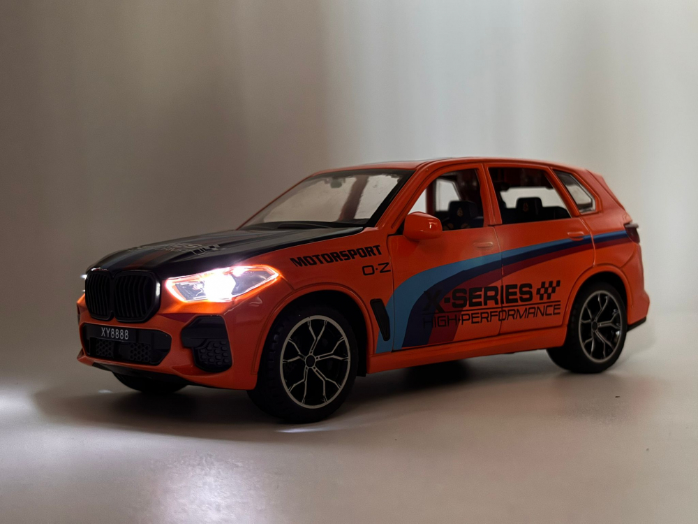 Automacheta BMW X5 M Competition, din Metal, cu Sunete, Lumini, Elemente Mobile, 20 cm [4]