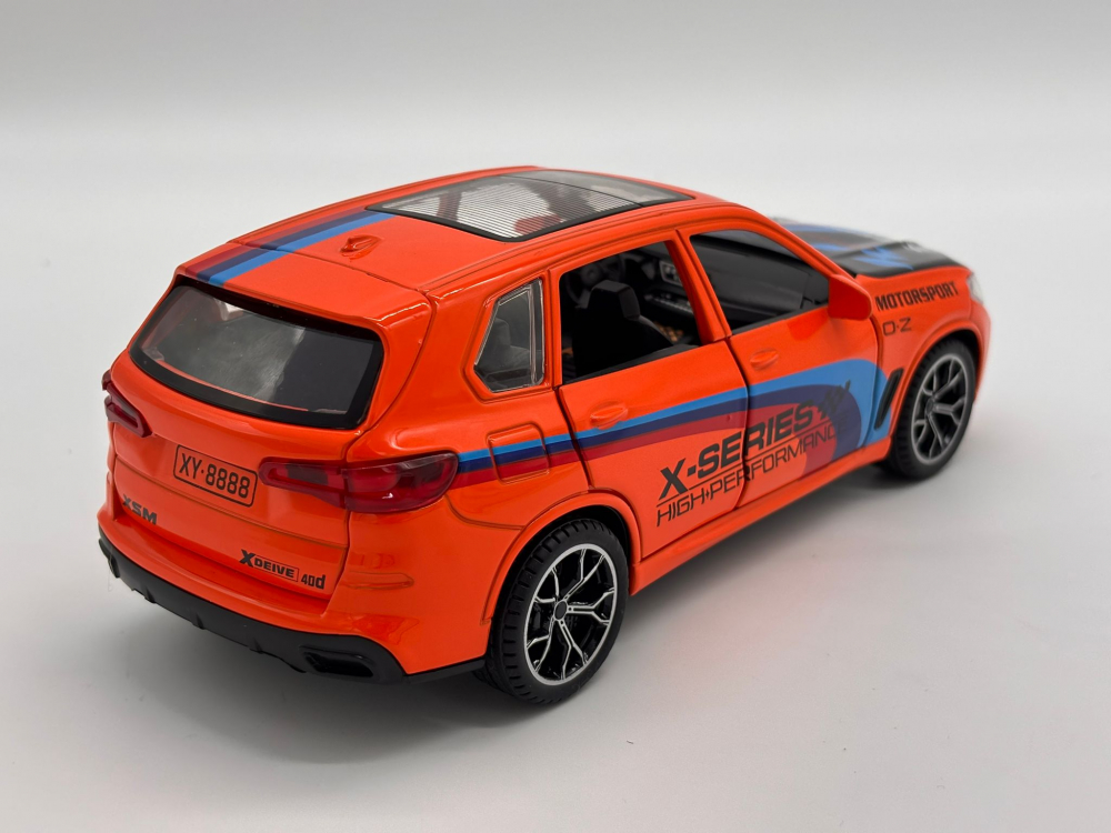 Automacheta BMW X5 M Competition, din Metal, cu Sunete, Lumini, Elemente Mobile, 20 cm [6]